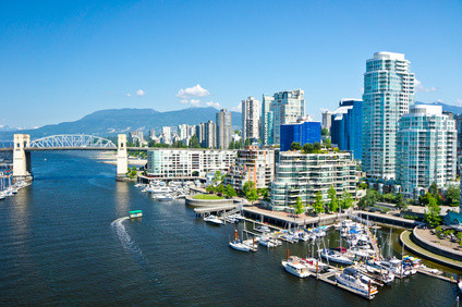 Vancouver in der Provinz British Columbia