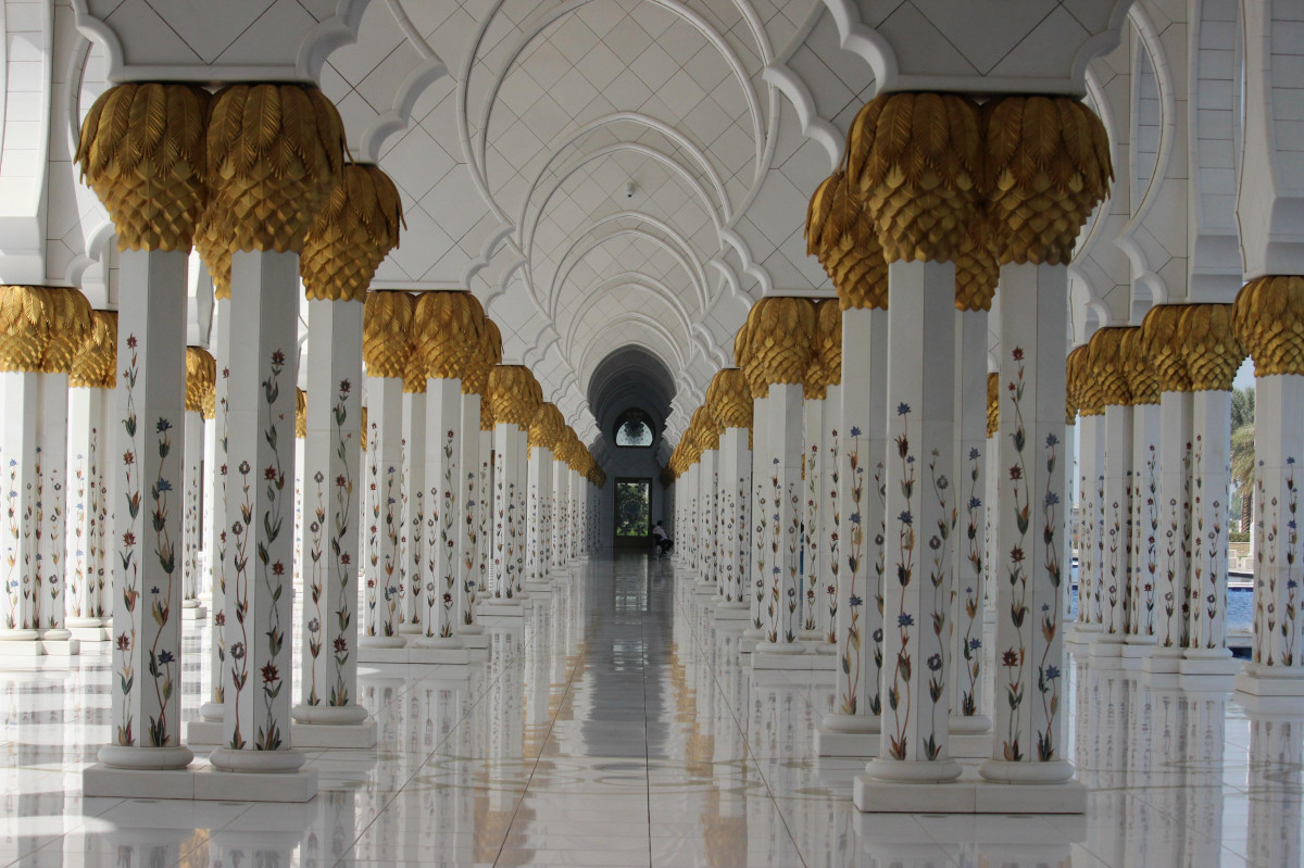 original_Säulen Sheikh Zayed Moschee