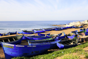 original Marokko Strand Boote